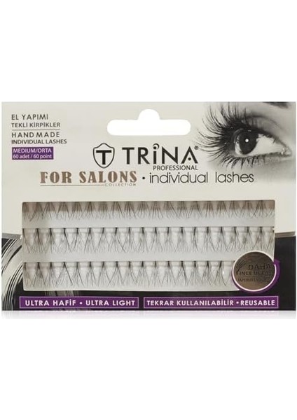 Trina Tekli, Normal- Orta Takma Kirpik (60 Adet) modelleri