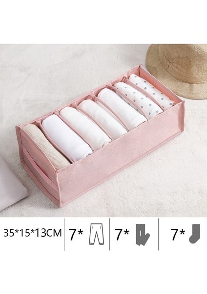 Bölüm Iç Çamaşırı Çorapları ile Katlanabilir Giysiler Saklama Kutusu (Yurt Dışından)