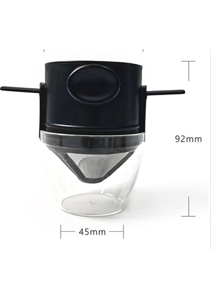 Taşınabilir Katlanabilir Paslanmaz Çelik Üzerine Dökülen Kahve Tozu Filtresi (Yurt Dışından)