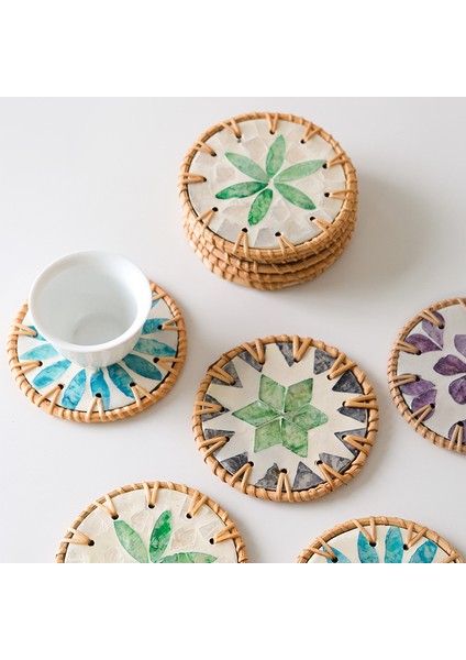 4 Adet El Dokuması Haşlanma Önleyici Yalıtımlı Bardak Altlığı (Yurt Dışından) fiyatları