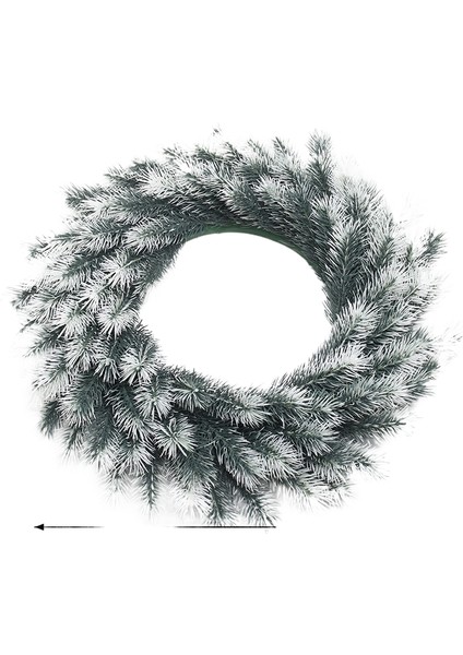 Noel Dekorasyonu Duvar Askısı Simüle Sarmaşık Çam Iğnesi Yeşil Bitki Çiçek (Yurt Dışından)
