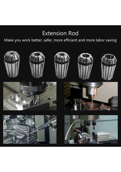 1/4 Inç Shank ER16 Yönlendirici Kolet Adaptörü Uzatma Menkul Kıymetli Çubuk Gravür Makinesi Uzatma Çubuğu Yay Kolet Seti (Yurt Dışından) indirimleri