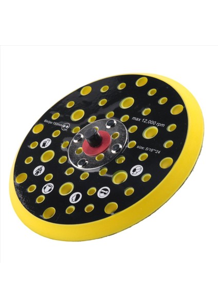 4pcs 150MM 5/16 Iplik 52 Delik Orta Yoğunluk Orbital Zımpara ve Mirka Ceros ile Uyumlu Döngü Destek Ped (Yurt Dışından) fırsatları