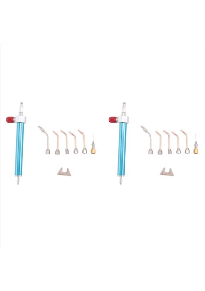 2x Mücevher Takımı Su Oksijen Kaynak 5 Uçlu Takı Hidrojen Ekipmanı Goldsmith&#39 In Araçları (Yurt Dışından)