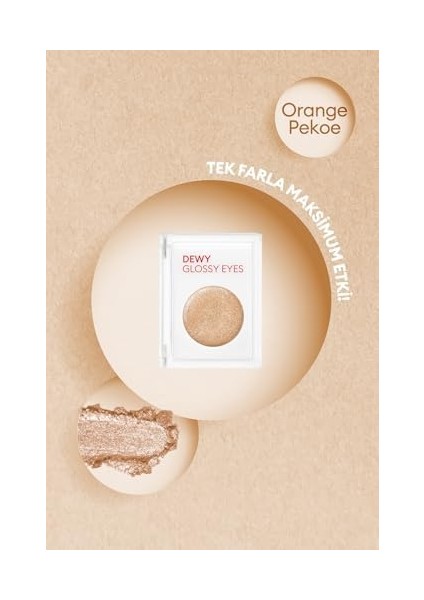 Mıssha Nemli Bitiş ve Işıltılı Görünüm Sunan Göz Farı M Dewy Glossy Eyes