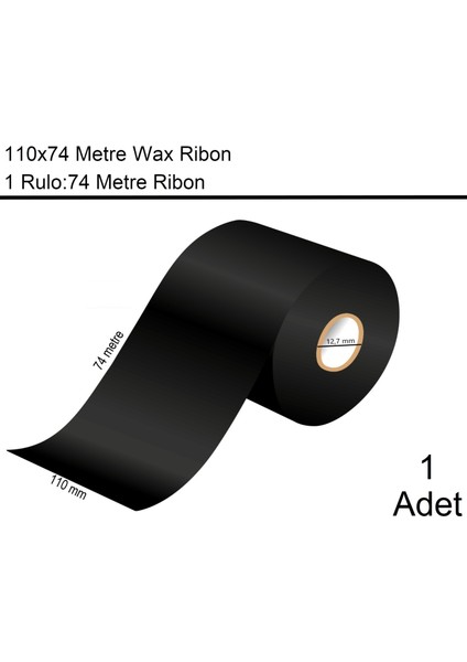 110x74 Metre Wax Ribon 1 Adet