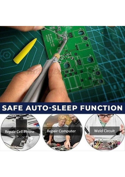 Kablosuz Şarj Kaynak Aracı Kablosuz Şarj Kaynak Aracı Seti Üç Hamit Demir Uçu Gümüş (Yurt Dışından) fiyatları