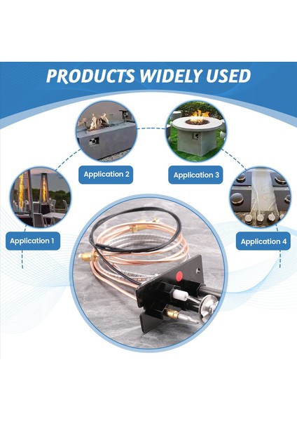 Propan ve Doğal Gaz Şömine Pilot Montajı Şömineler Için Kullanılan Pilot Tüp Termokupl ve Ateşleyici Teli Içerir (Yurt Dışından) indirimleri