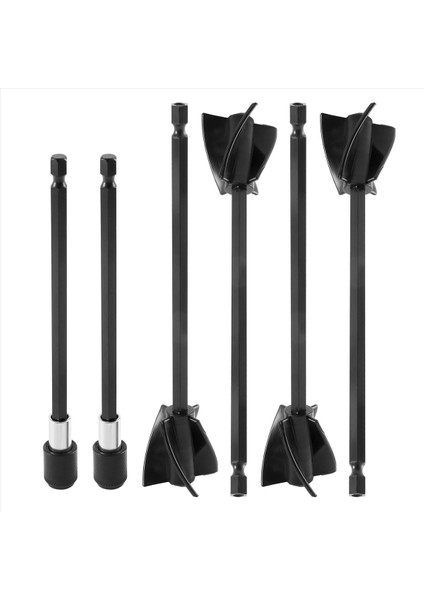 Epoksi Reçine Boya Mikser Kürekler Matkap Için 4 Pcs Yeniden Kullanılabilir Boya Karıştırıcı Reçine Matkap Mikser Kürekleri ve 2 Pcs Uzatma Çubukları (Yurt Dışından) fiyatları