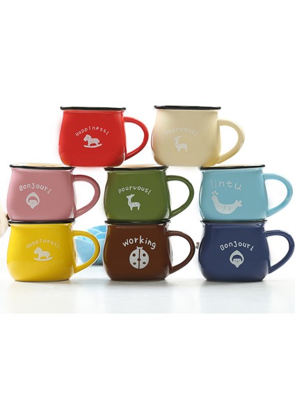 Tianze Run Japon Tarzı Seramik Kupa, Büyük Göbekli Kupa (Yurt Dışından) modelleri