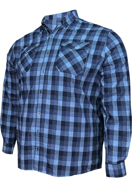 Büyük Beden Pamuklu Oduncu Gömlek modelleri