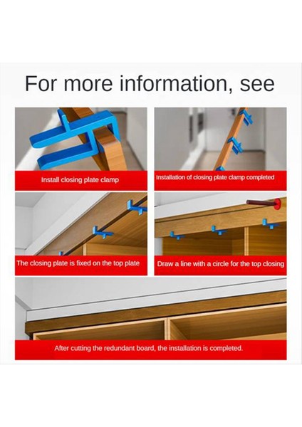 3pcs Gardırop Kapanış Tahtası Klipsi 16-18MM Jig Kapanış Sabitleme Klipi Kapatma Sabit Kelepçe Aracı Ahşap Işaretleme Armatürü (Yurt Dışından) fiyatları