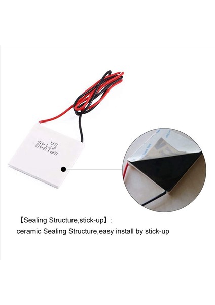 4x Termoelektrik Peltier Modülü Sıcaklık Termoelektrik Elektrikli Jeneratör Peltier Teg 150 Celısıs Beyaz 40X40MM (Yurt Dışından) fiyatları