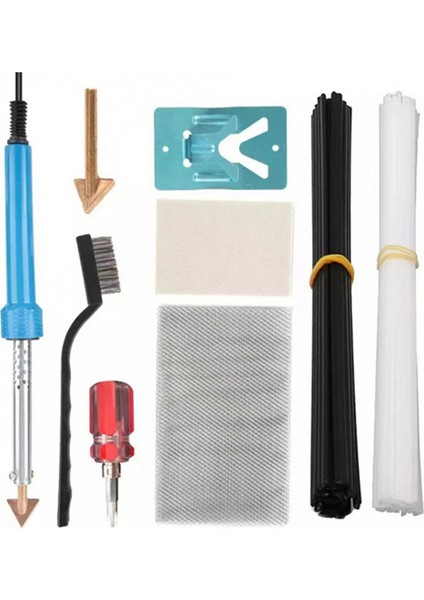 Plastik Kaynakçı Kiti 80W Araç Kaynak Onarım Kiti Tampon Kayak Onarımı Lehim Yeniden Yeniden Işleme Istasyonu Isı Onarım Aracı Abd Fiş (Yurt Dışından)