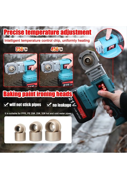 Plastik Ppr Boru Kaynak Makinesi Kablosuz Su Boruları Yedek Kafalarla Erime Cihazı Sigorta Makinesi (Yurt Dışından) modelleri