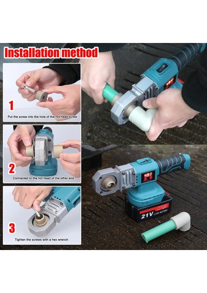 Plastik Ppr Boru Kaynak Makinesi Kablosuz Su Boruları Yedek Kafalarla Erime Cihazı Sigorta Makinesi (Yurt Dışından) indirimleri