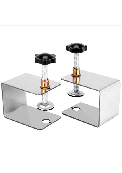 2pcs Ahşap Jig Dolap Aracı Ev Mobilya Aksesuarları Çelik Çekmece Ön Kurulum Kelepçeleri Çekmece Panel Klipsleri (Yurt Dışından)