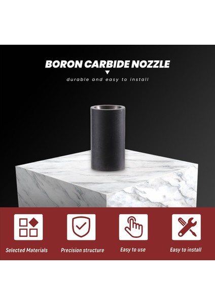 Bor Karbür Kumlama Nozumu Hava Kum Karası Ucu 8mm (Yurt Dışından) modelleri