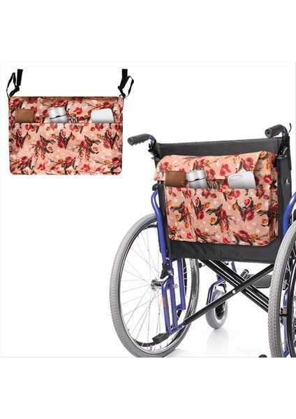 Polyester Baskı Baskılı Tekerlekli Sandalye Çantası Elektrikli Tekerlekli Sandalye Yürüteç Aksesuar Çantası Tekerlekli Sandalye Çantası (Yurt Dışından) indirimleri