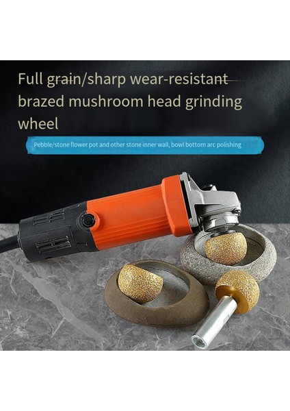 Lehimleme Elmas Parlatma Konisi Çakıl Taşlama Taşı Mermer Aşındırıcı Aletler Iç Daire Saksı Ark Öğütme 40MM (Yurt Dışından) fırsatları