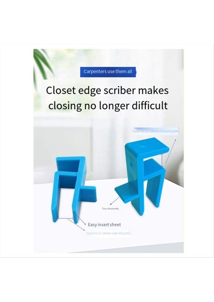 Gardırop Kapanış Tahtası Klipsi Ağaç Işleme 16-18MM Jigs Kapatma Sabitleme Klipsli Marangozluk Kapanış Sabit Kelepçe Aracı 6pcs (Yurt Dışından) fiyatları