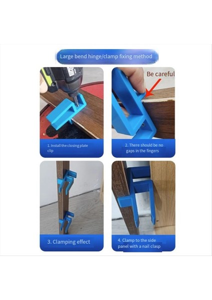 Gardırop Kapanış Tahtası Klipsi Ağaç Işleme 16-18MM Jigs Kapatma Sabitleme Klipsli Marangozluk Kapanış Sabit Kelepçe Aracı 6pcs (Yurt Dışından) fırsatları