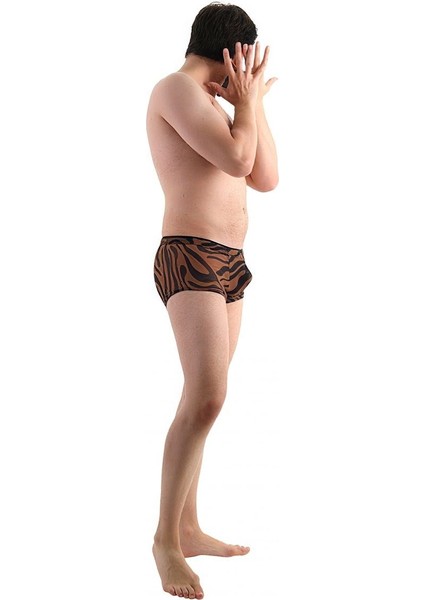 Yearn – Baskılı Transparan Tül Erkek Fantezi Boxer fiyatları