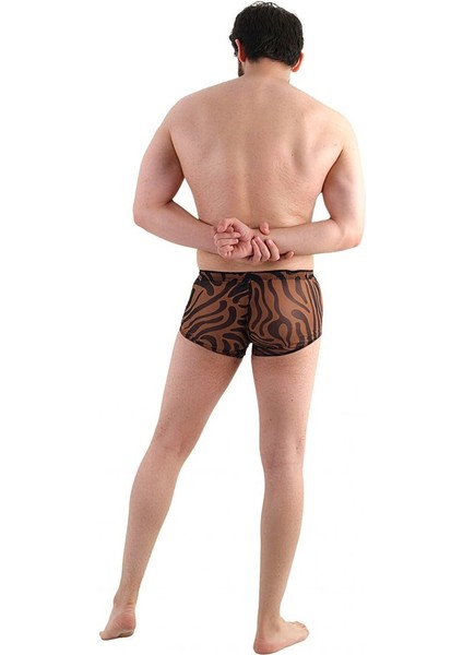 Yearn – Baskılı Transparan Tül Erkek Fantezi Boxer fırsatları