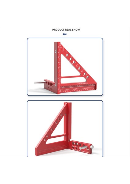 5 Inç Üçgen Delik Cetveli Alüminyum Alaşım Işaretleme Cetvel Kare Bina Çerçeve Araçları Ahşap Ölçüm Ölçüm Cetvel Bir (Yurt Dışından) modelleri