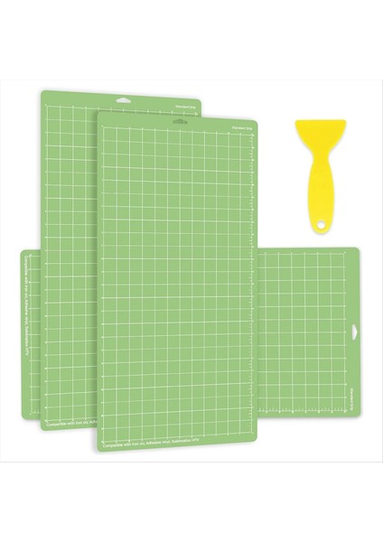 3 Paket Kesme Paspasları - 12X24 Inç Yeşil Standart Kavrama Paspasları Aksesuarları Yeşil (Yurt Dışından)