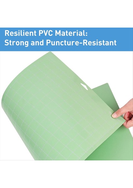 3 Paket Kesme Paspasları - 12X24 Inç Yeşil Standart Kavrama Paspasları Aksesuarları Yeşil (Yurt Dışından) indirimleri