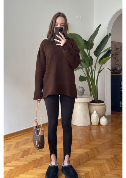 Paça Detay Premium Tayt- Siyah