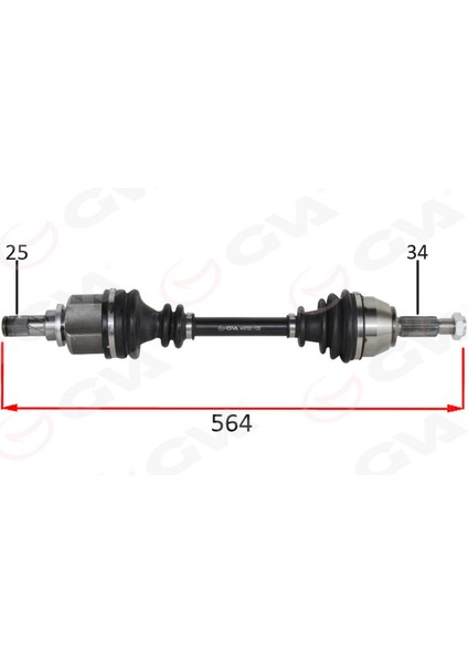 Mtxdpn Ön Aks Komple Sol Ford Fiesta Vi 1.0 Ecoboost 14 B-Max 14 1.6ti