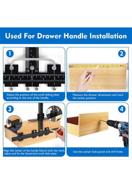 Alüminyum Dolap Donanım Jig Punch Locator Matkap Kılavuzu Ahşap Sondaj Doweling Kılavuzu Kulp Düğmelerinin Montajı Için (Yurt Dışından) indirimleri