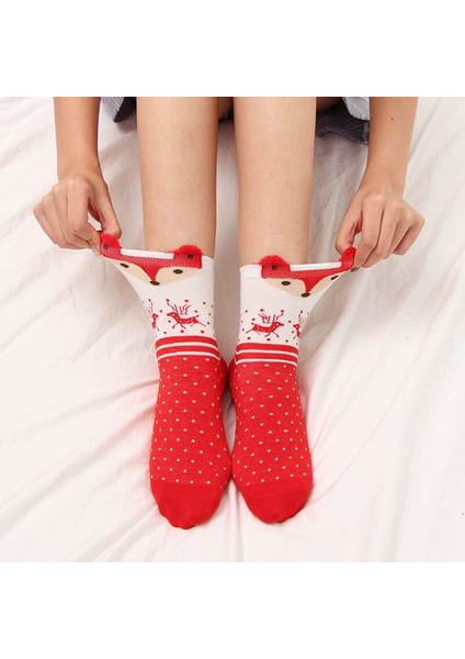 2025 Yeni Yılbaşı Çorap 4 Çift Paket (Yurt Dışından) modelleri