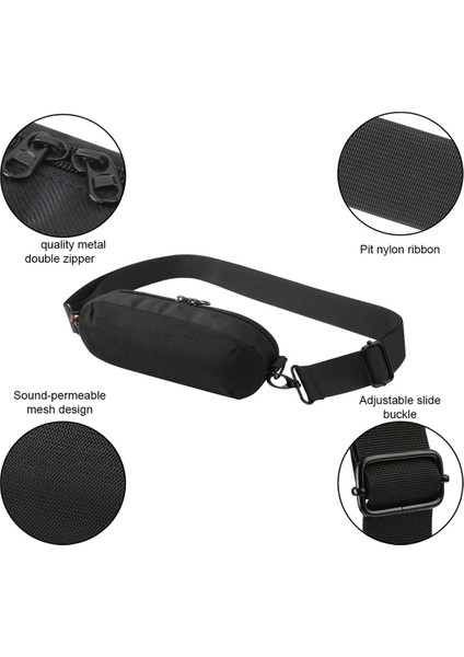 Hoparlör Depolama Omuz Çantası Omuz Kayışı Hoparlör Organizatör Çanta Seyahat Torbası Beats Hap 2024 Bt Hoparlör (Yurt Dışından) fiyatları