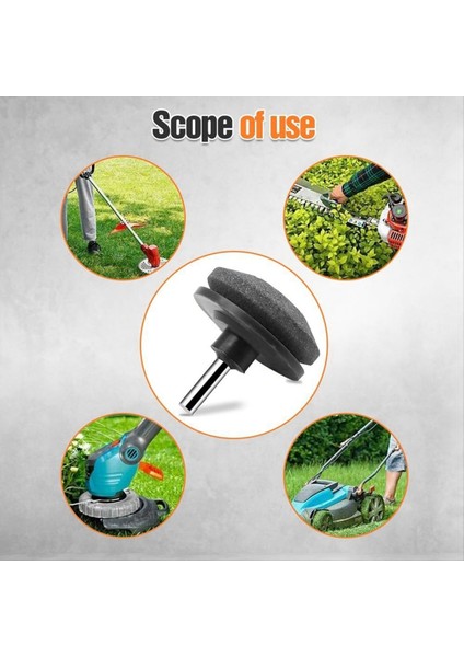 4pcs Çim Biçme Makinesi Donuk Bıçağı Bileme Çim Biçme Makinesi Bıçağı Keskinleştirme Aracı Çim Biçme Makineleri Için Evrensel Bıçak Keskinleştiricileri Siyah (Yurt Dışından) indirimleri