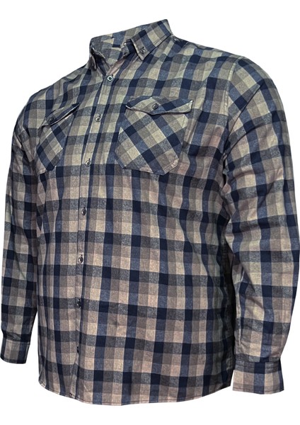 Büyük Beden Pamuklu Oduncu Gömlek fırsatları