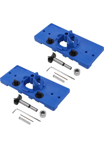 2x 35MM Gizli Menteşe Sondaj Jigleri Menteşe Deliği Testere Jig Sondaj Kılavuzu Bulucu Deliği Açıcı Kapı Dolapları Diy Alet Seti (Yurt Dışından)