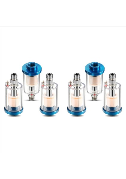 6 Adet Su Yağı Ayırıcı Filtre Airbrush Filtresi Hava Hattı Kompresör Bağlantı Için Nem Ayırıcı (Yurt Dışından)