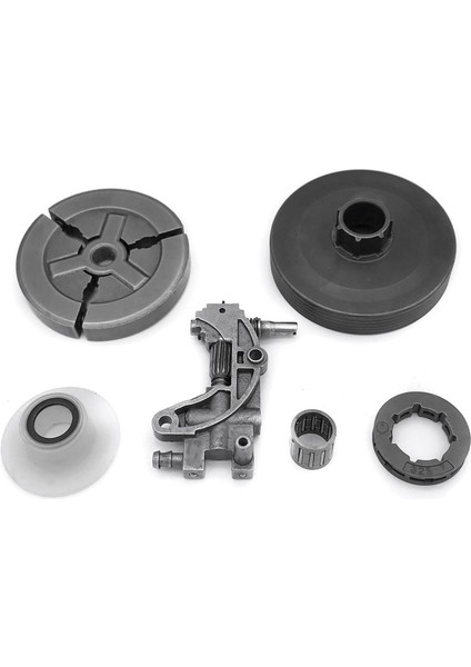 Çin Için 2x Debriyaj Zincir Dişli Jant Davul 4500 5200 5800 45CC 52CC 58CC Yağ Pompası Solucan Dişli Yatak Kiti Chainsaw (Yurt Dışından) indirimleri