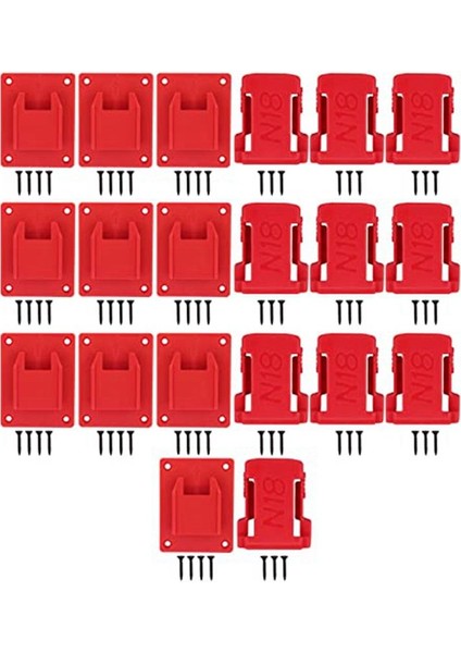 20PCS Pil Tutucular M18 18V Pil Matkap Duvarı Montaj Depolama Raf Rafı Kapak Koruyucu Dock (Yurt Dışından)