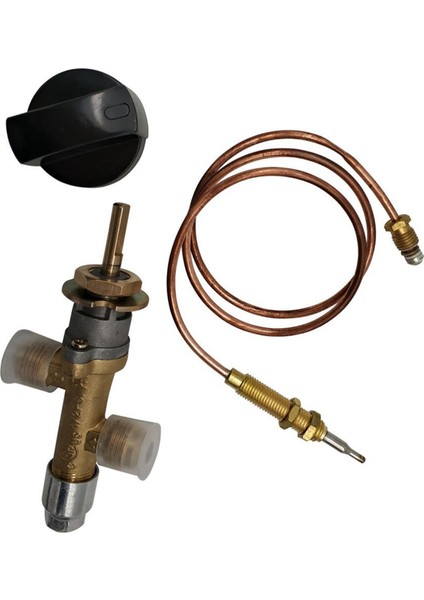 3x Propan Lpg Gaz Ateş Çukuru Kontrol Güvenlik Vanası Alev Alevi Cihaz Gaz Isıtıcı Vanası Termokupl ve Düğmeli (Yurt Dışından) fiyatları