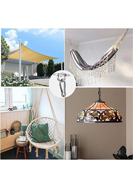 Gölge Yelken Sabitleme Kiti Tente Ekleme Ekleme Seti Üçlü Kısaltılmış Çelik Gölge Yelken Sabitleme Donanım Kapısı Toka Seti (Yurt Dışından) indirimleri