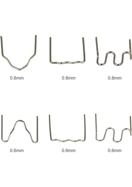 1200 Pcs Sıcak Zımba Plastik Onarım Makinesi Kaynak Kitleri Araç Otomatik Otomatik Tampon Tamir Aracı Tüm Arabalar Için 6 Tür (Yurt Dışından) fırsatları