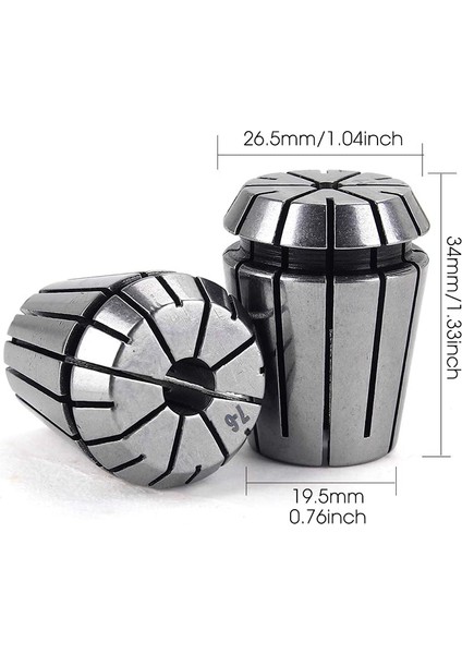 ER25 Kolet Set Mt2 ER25 M10 Motor Uzatma Çubuğu Cnc Gravür Makinesi Veya Freze Torna Aracı (Yurt Dışından) fiyatları