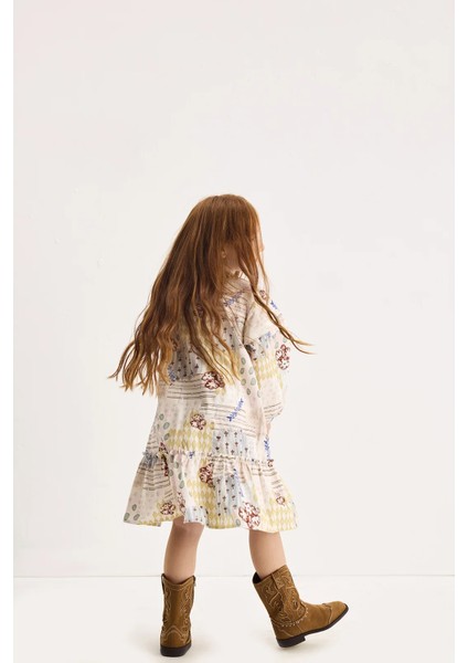 Nola Patch Desenli Elbise modelleri