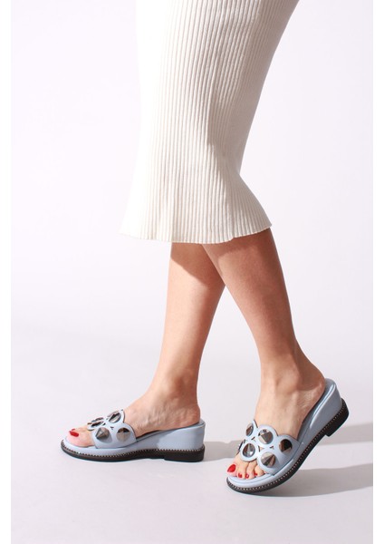 Idil Bebe Mavi Cilt Kadın Terlik