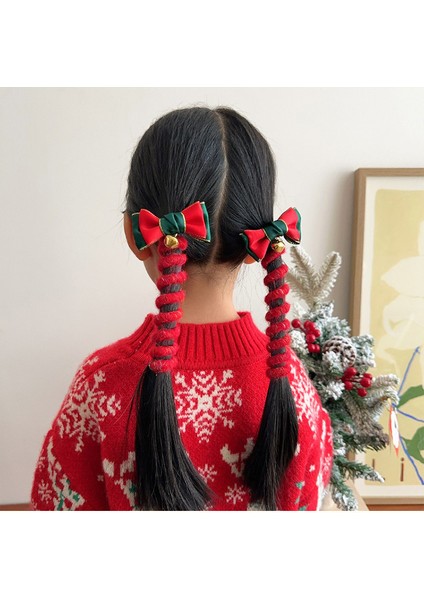 Huluwa8 Noel Çocuk Kıvırcık Iplik Saç Bankası Dekorasyonu Iki Paket (Yurt Dışından) fiyatları