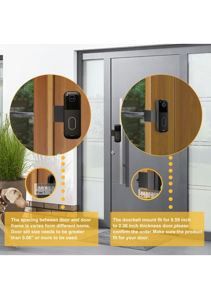 Özel Mod Blink Kurulumsuz Kablosuz Kapı Zili (Yurt Dışından) fiyatları